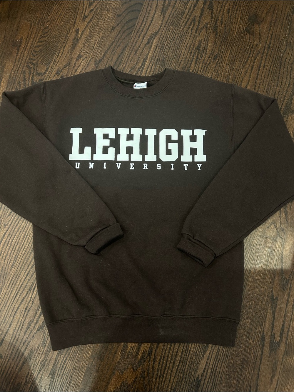 Lehigh University Unisex Brown Crewneck Sweatshirt